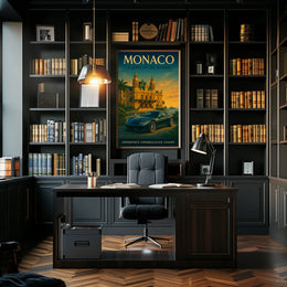 Monaco A Jewel of the Riviera Poster