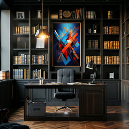 Dynamic Geometric Abstraction Abstract Poster PosterGoat