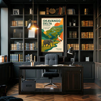 Okavango Delta  A Sanctuary of Nature Poster PosterGoat