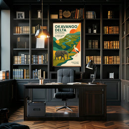 Okavango Delta  A Sanctuary of Nature Poster PosterGoat
