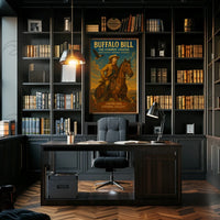 Buffalo Bill Adventure Vintage Art Heritage Poster