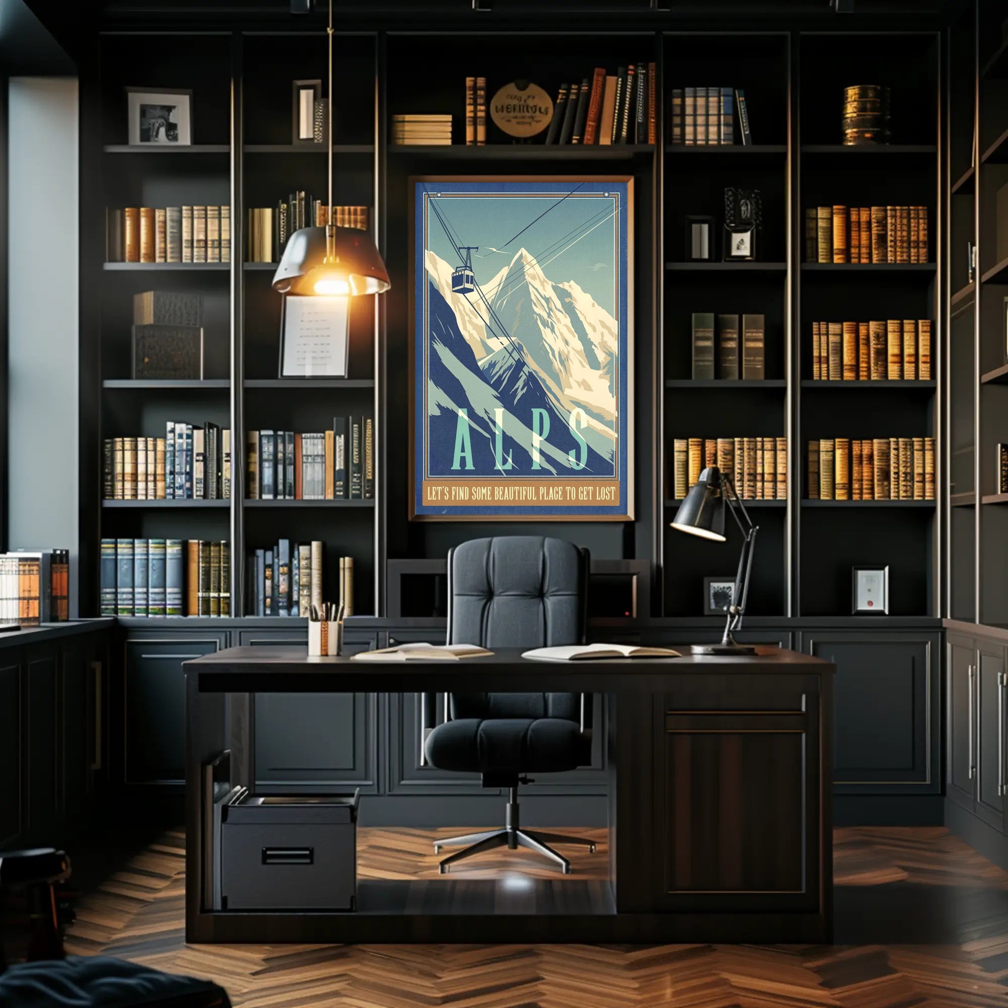 Discover the Alps Poster