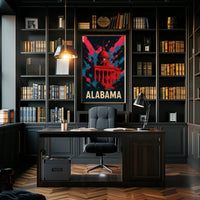 Alabama Capitol Art Poster