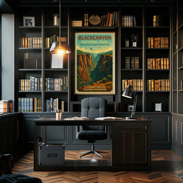 Blackcanyon National Park Poster