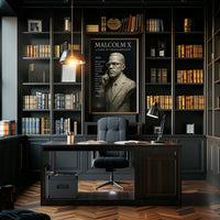 Malcolm X A Voice of Transformation Poster