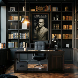 Malcolm X A Voice of Transformation Poster