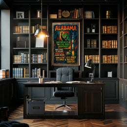 Alabama Heritage and Progress: Cultural or Heritage Poster