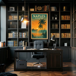 Naples, Florida Where Sunsets Meet Serenity Poster