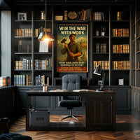 World War II Labor Contribution Poster