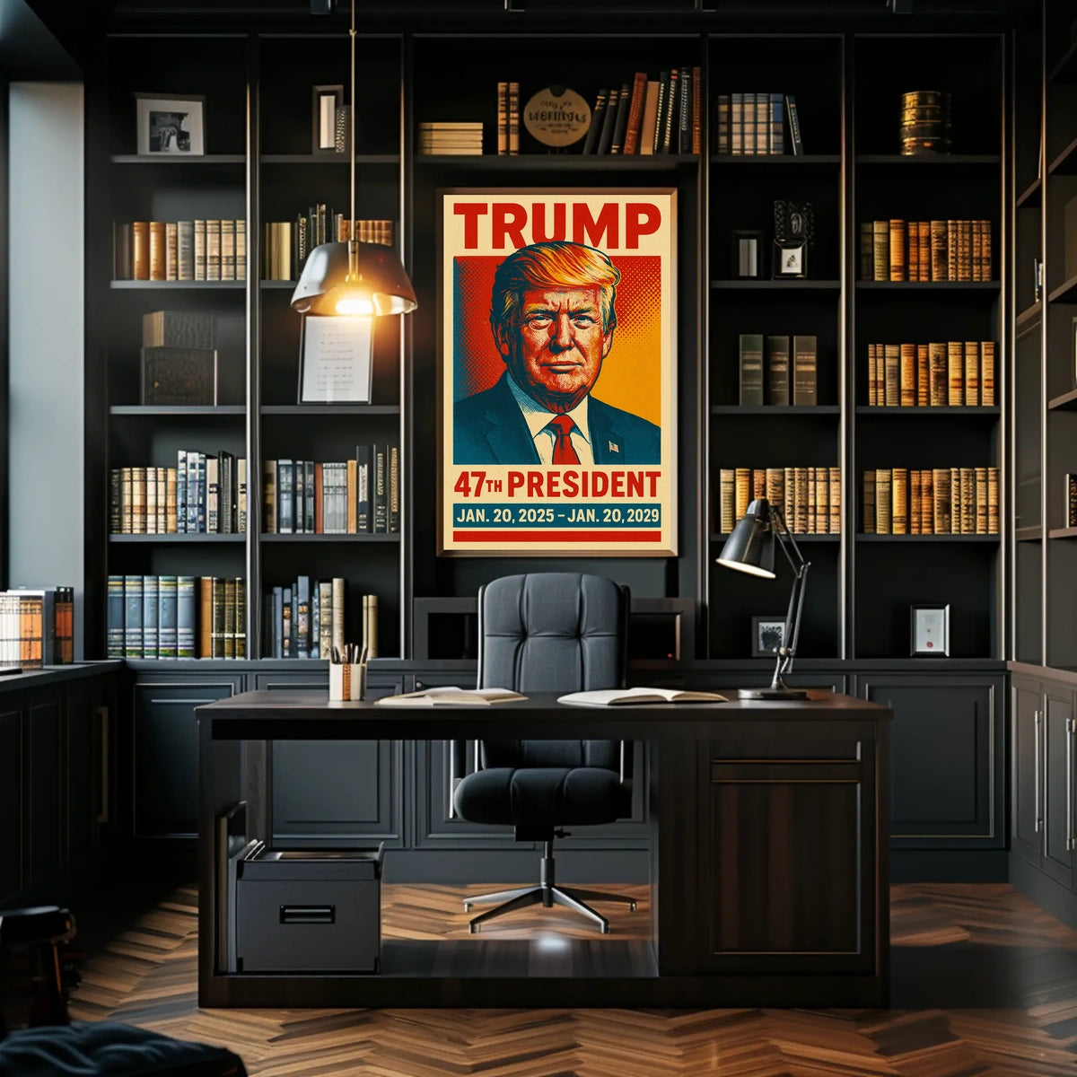 Trump 47th President Pop Art Wanderlust Poster