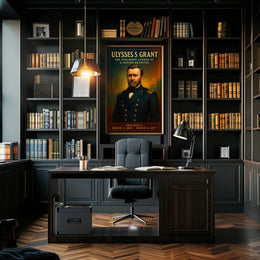 Ulysses S. Grant Vintage Presidential Poster Historical or Presidential Poster