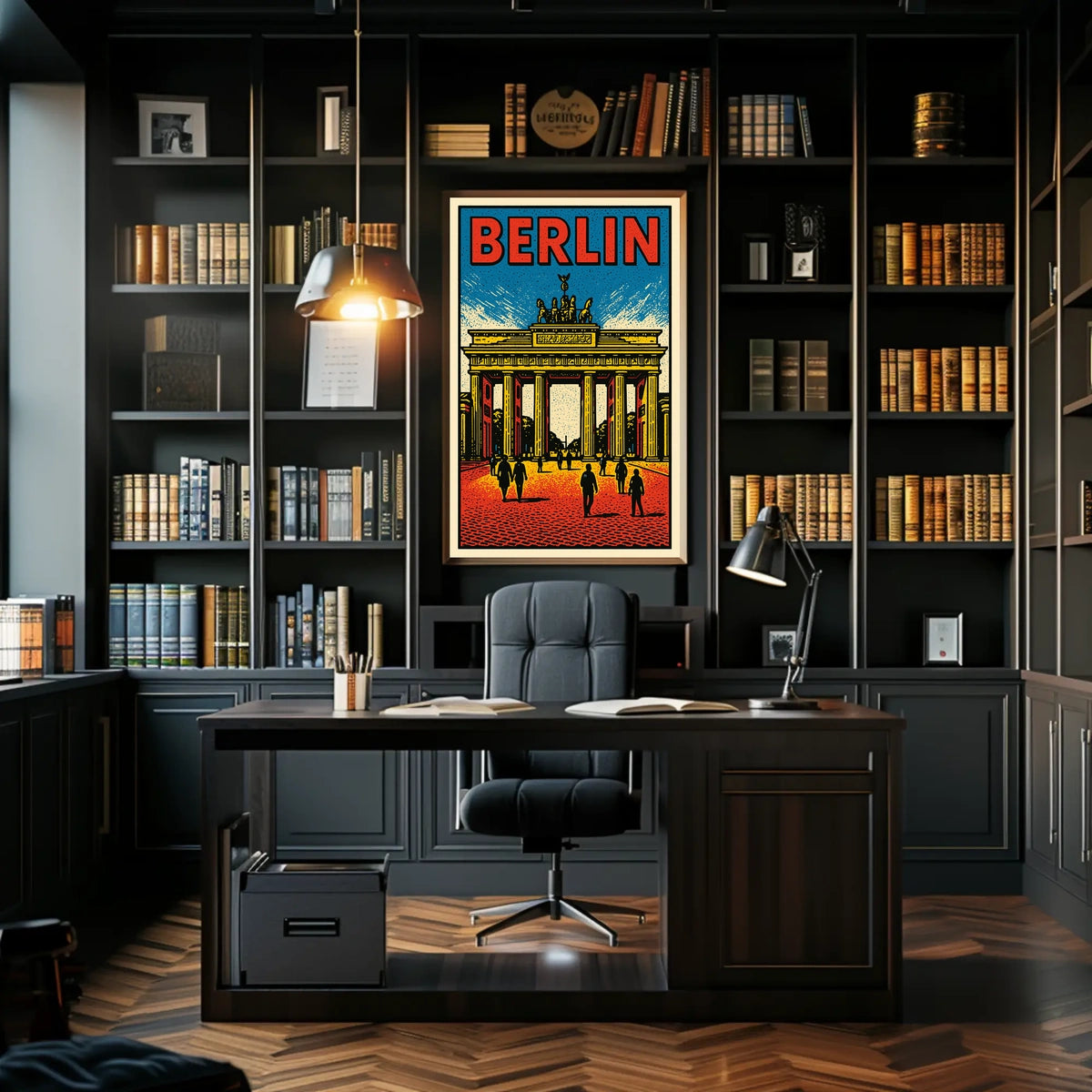 Berlin Iconic Landmark Poster