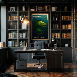 Green Moray Eel Poster