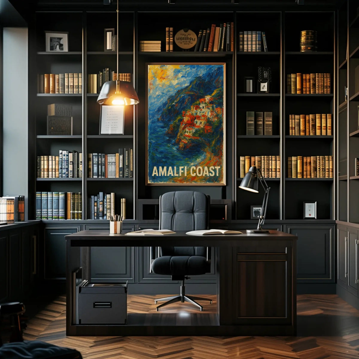 Amalfi Coast Poster Coastal Wall Art 18x24 Museum Poster