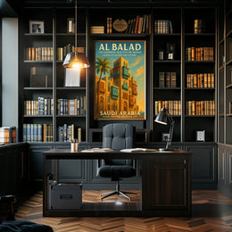 Al Balad The Colorful Old City Of Poster