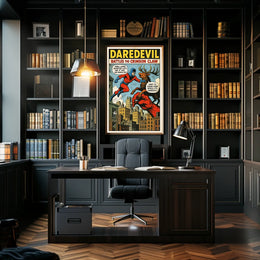 Daredevil Battles the Crimson Claw Poster