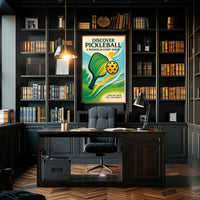 Discover Pickleball Poster