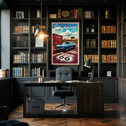 Journey Through Route 66 Poster
