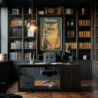 Persian Cat Portrait In Photography Realism Poster