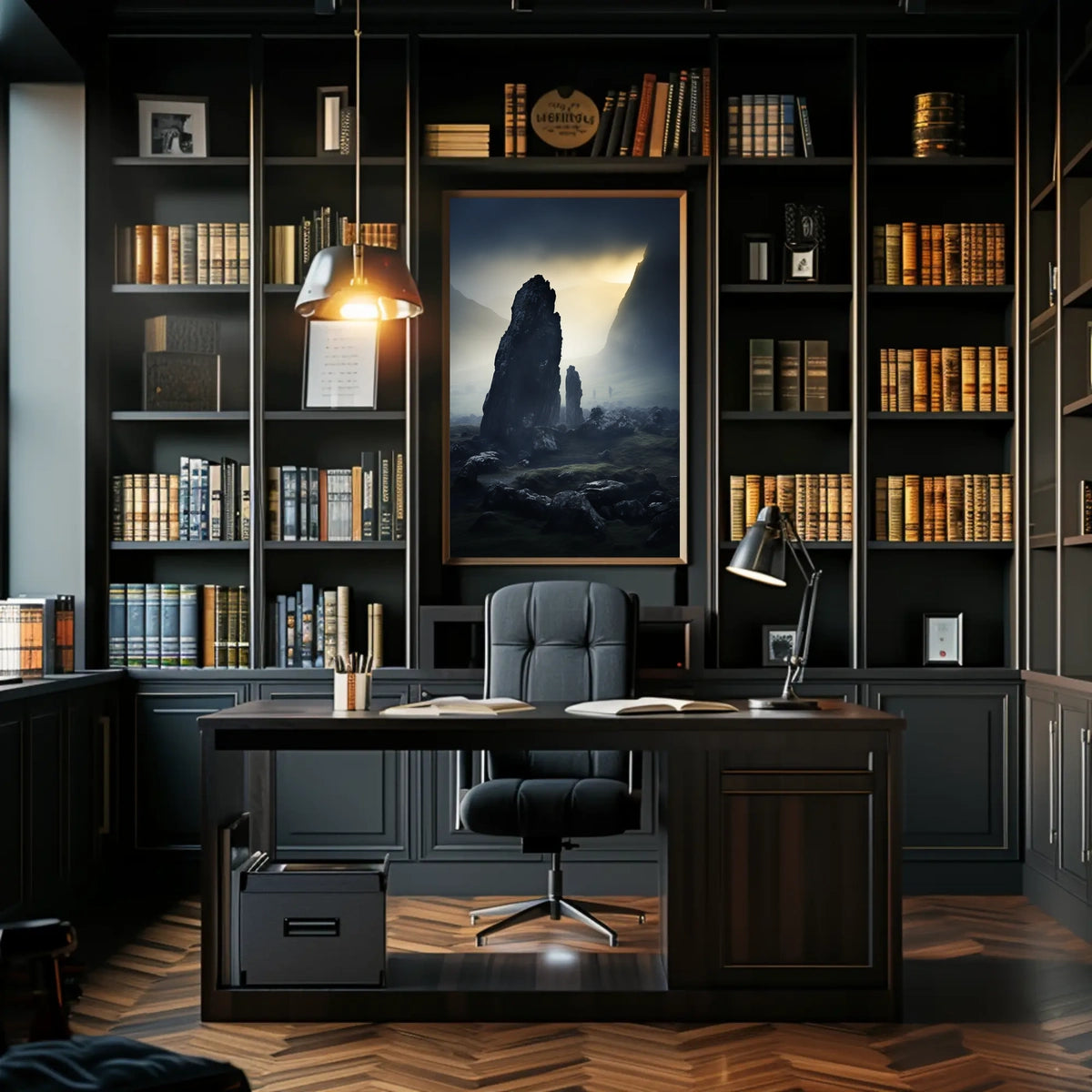 Mystical Stone Landscape Poster