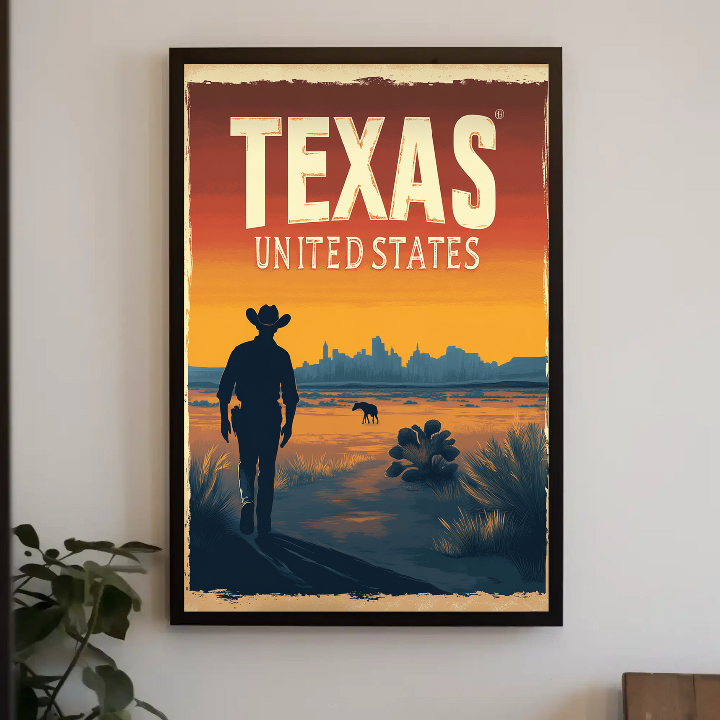 Texas Vintage Poster