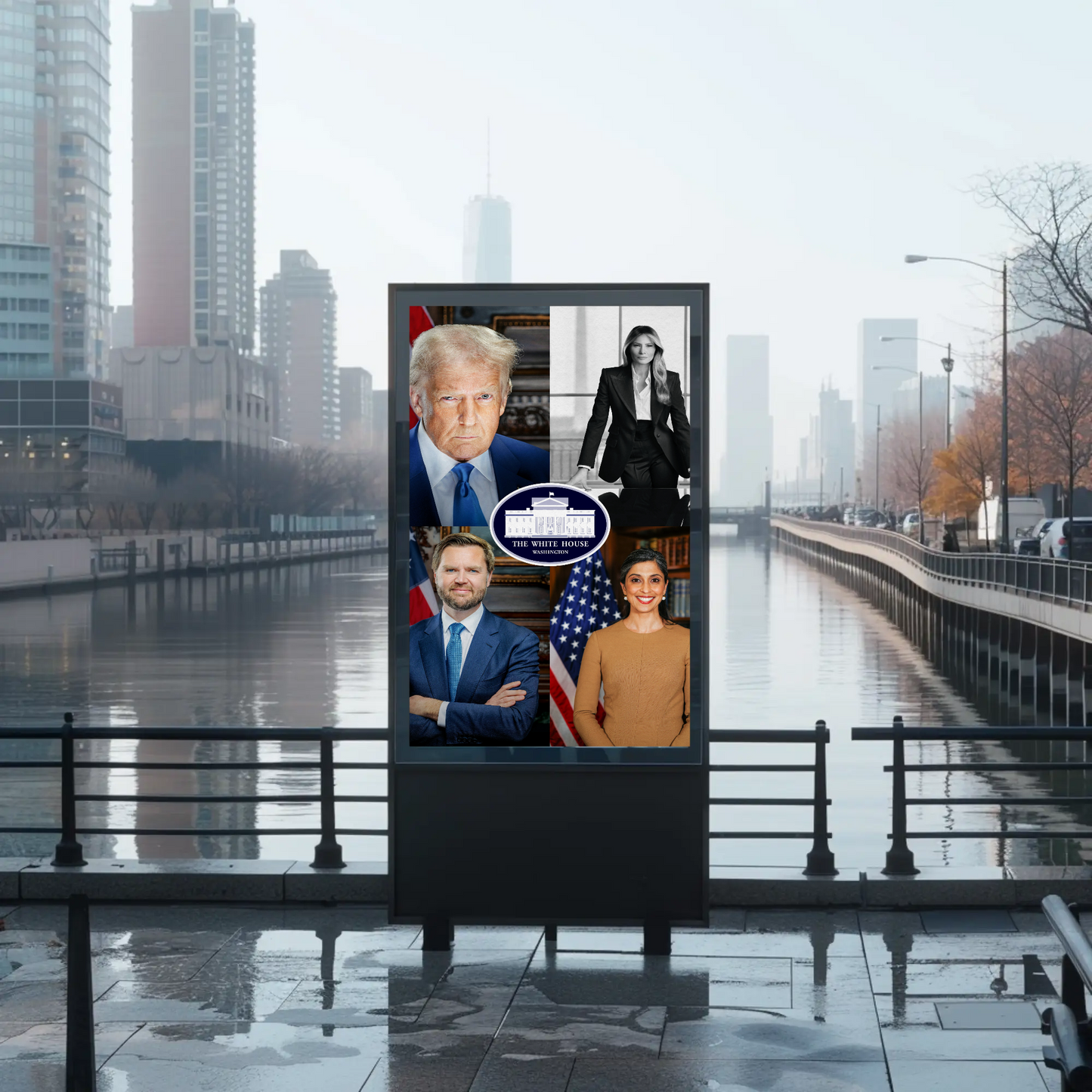 2025 White House Leadership Administration Portraits President Trump