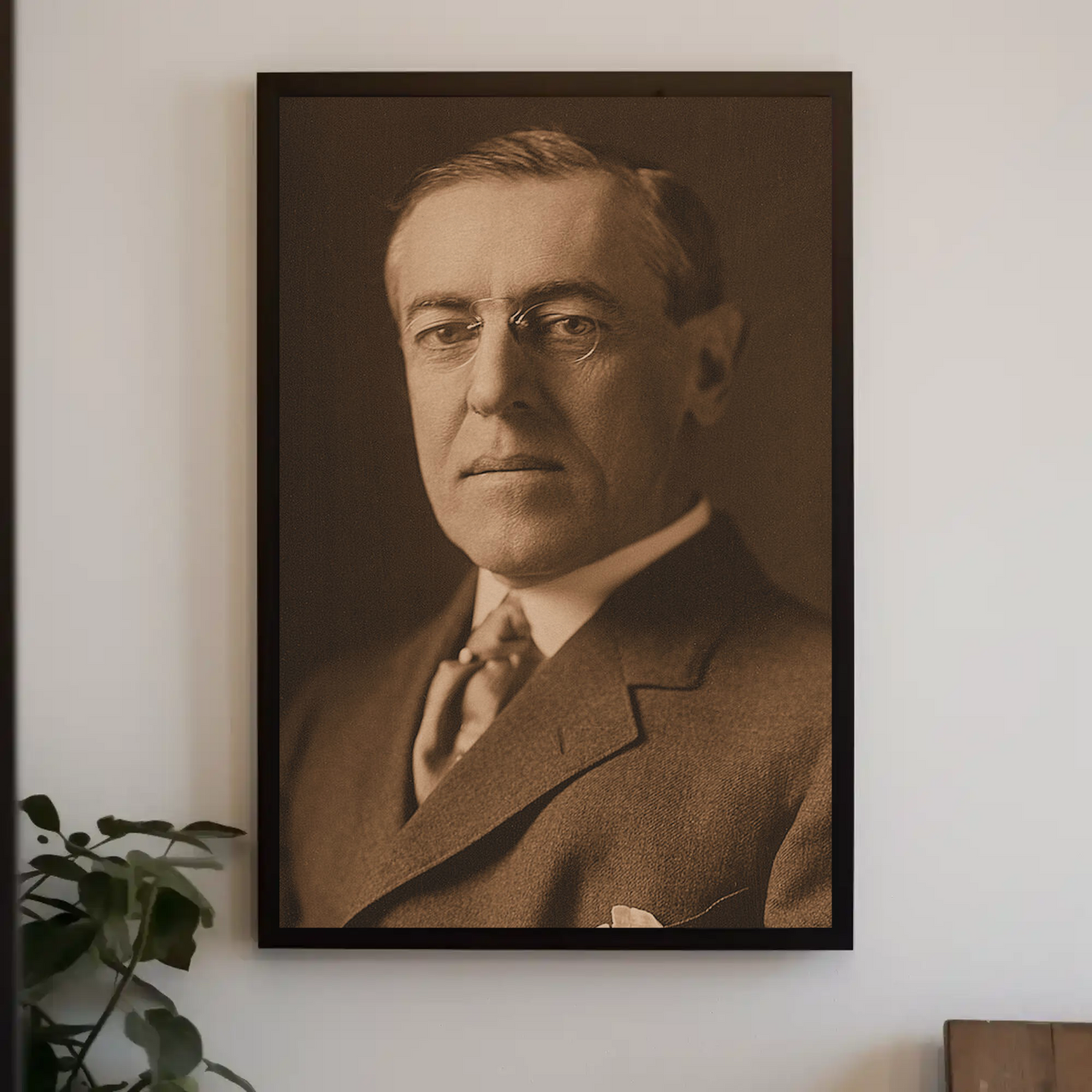 Woodrow Wilson 28th President Sepia Photo