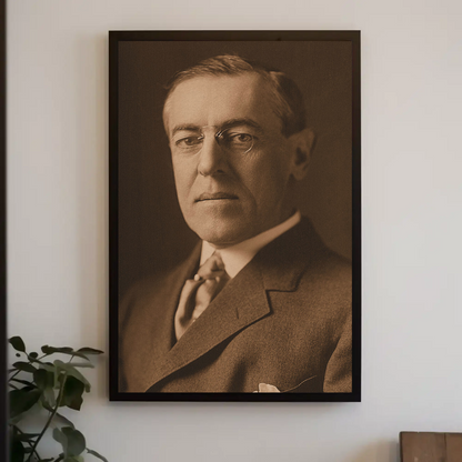Woodrow Wilson 28th President Sepia Photo