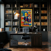 Bill Clinton The Pop Art Presidency Poster PosterGoat