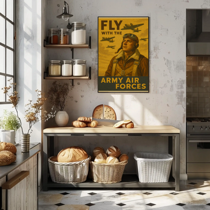 Fly with the Army Air Forces Recruitment Poster
