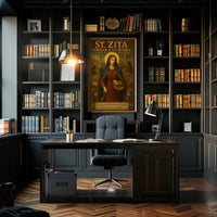 St. Zita's Humble Service Religious Heritage Poster PosterGoat