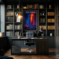 Twin Towers Remembrance Tribute Historical or Presidential Poster PosterGoat