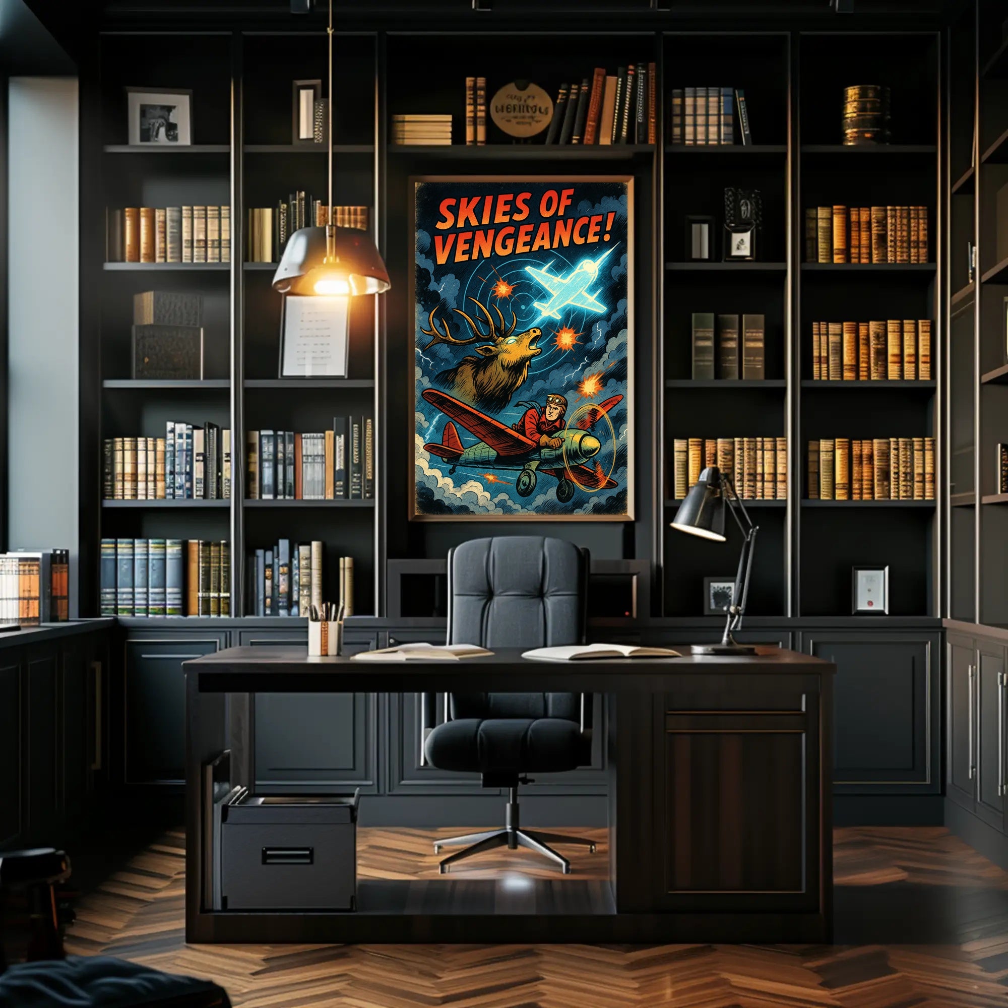 Skies of Vengeance Poster PosterGoat