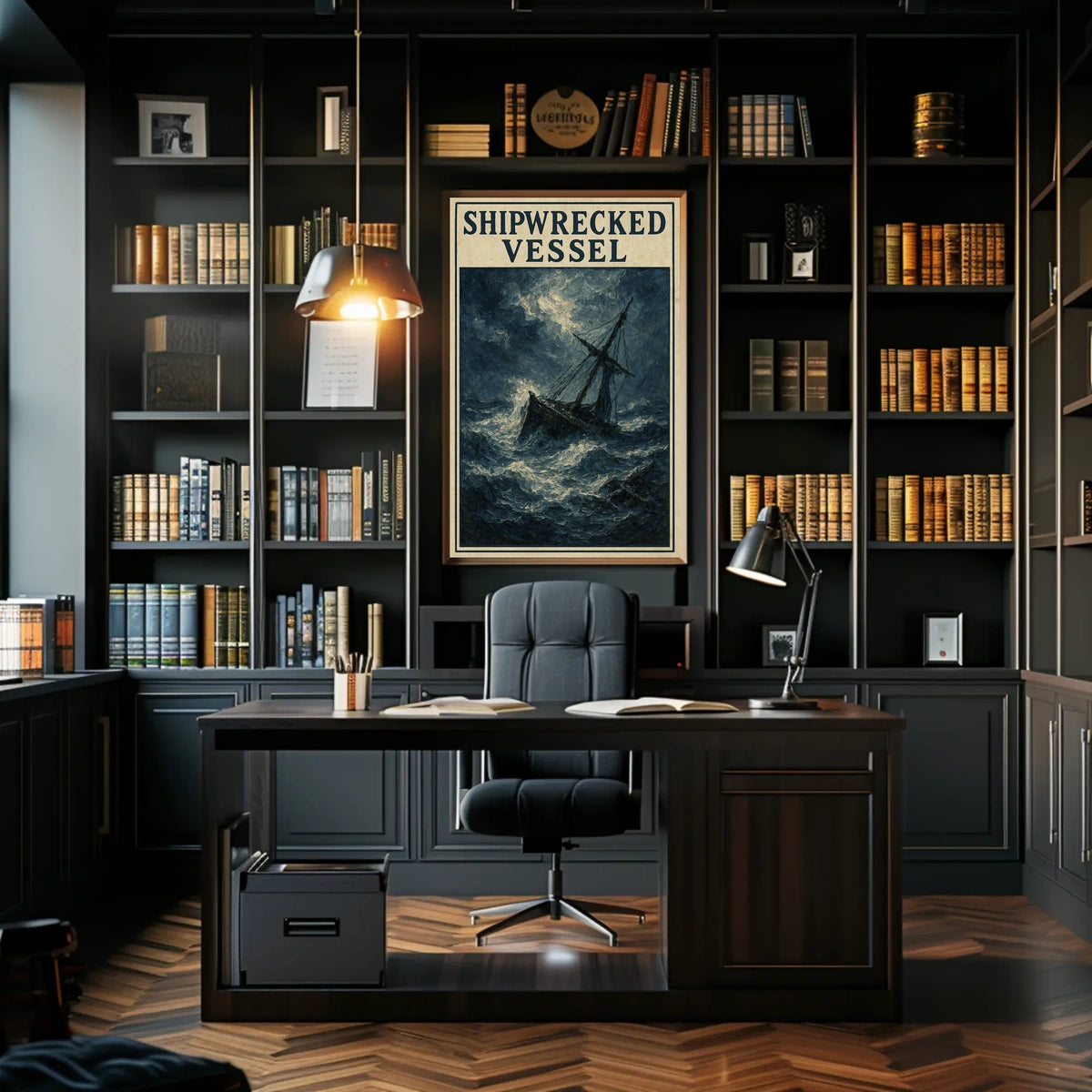 Shipwrecked Vessel Poster