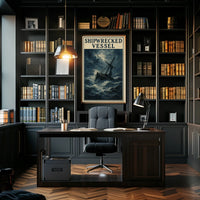 Shipwrecked Vessel Poster