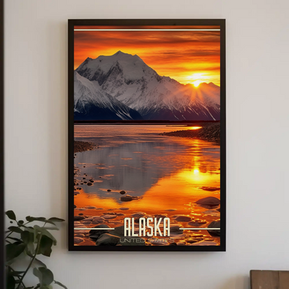 Alaska Vintage Poster