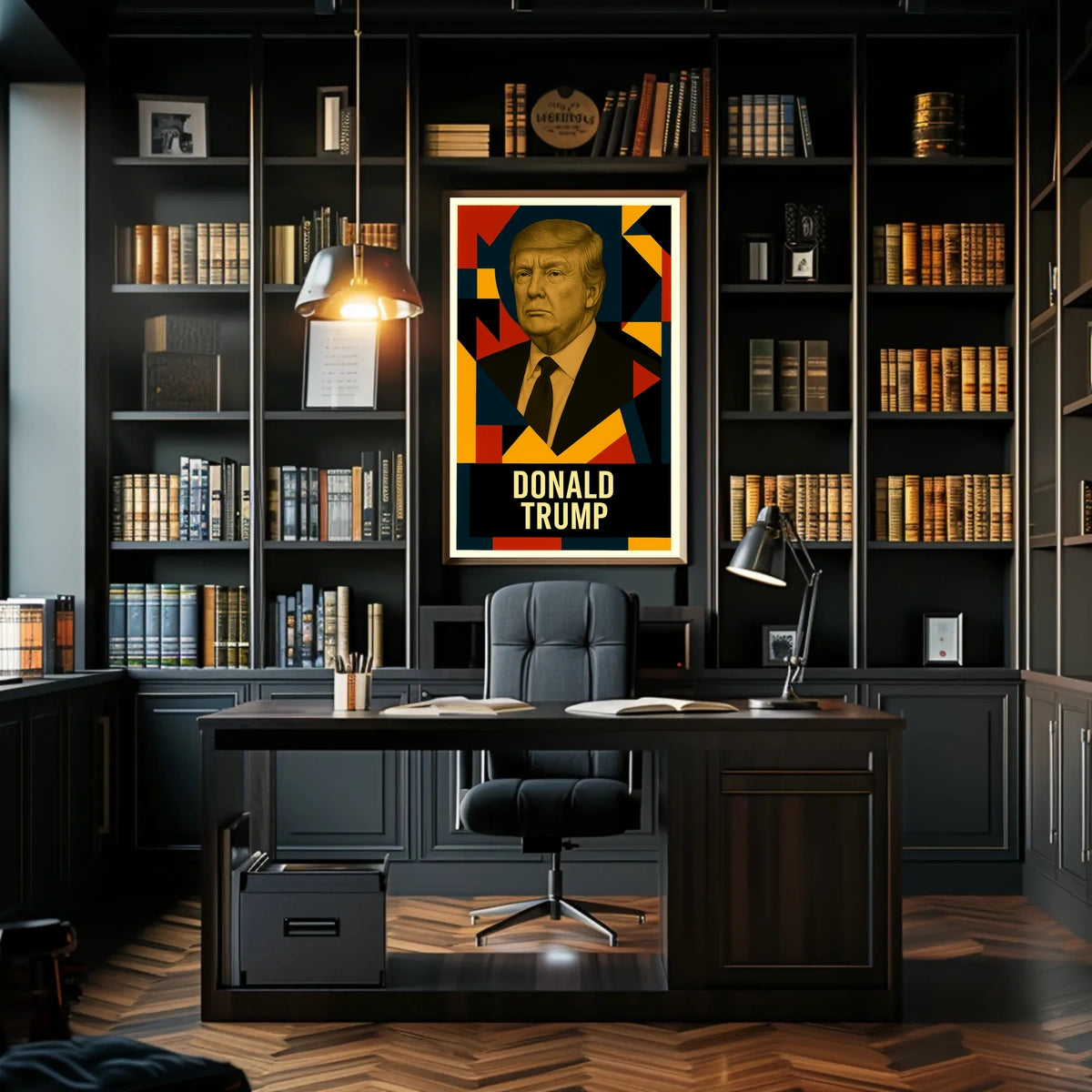 Donald Trump 47th President of the United States Abstract Pop Poster