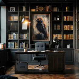 The Enigmatic Raven Poster