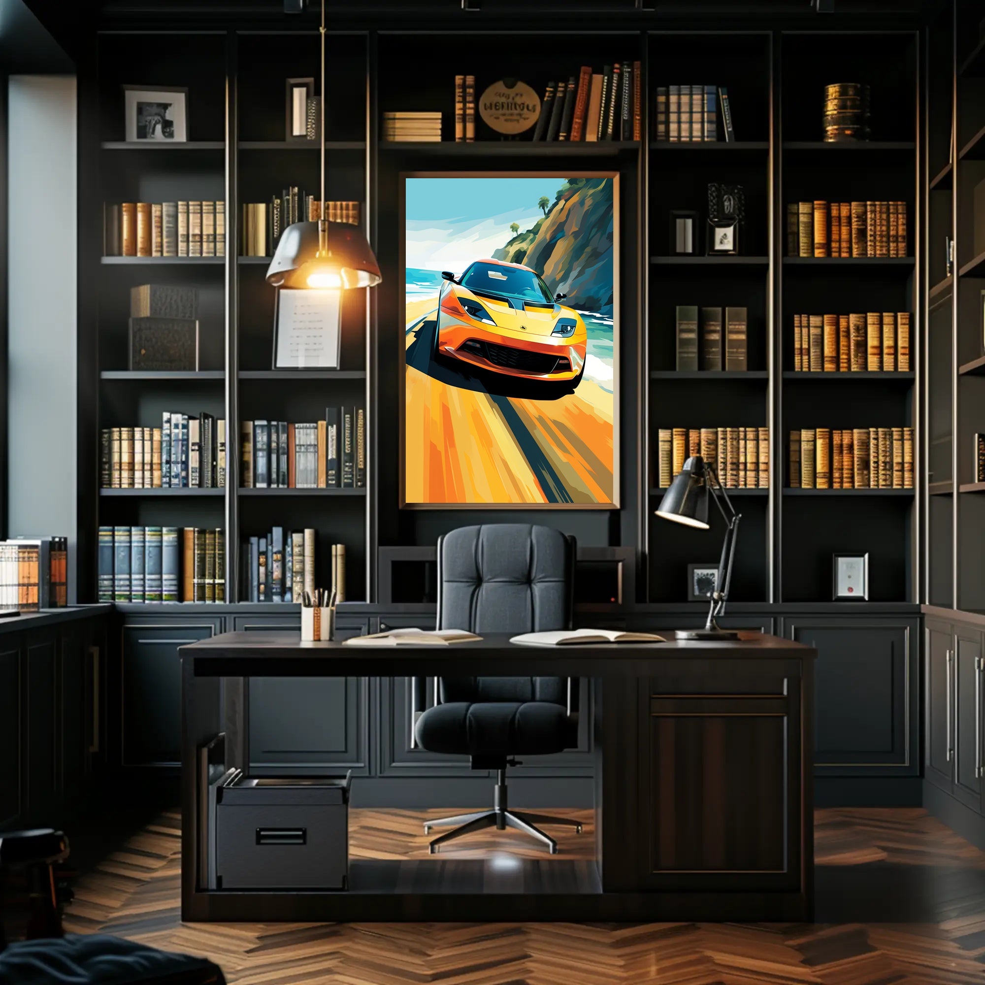 Coastal Speed Poster PosterGoat