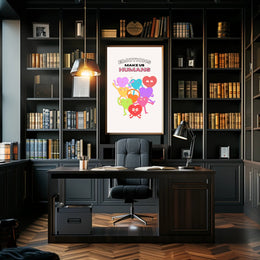 Emotions Make Us Humans Motivational or Quote Poster PosterGoat