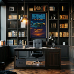 Supermarine Spitfire Icon of Victory Poster