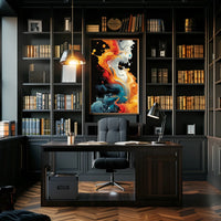 Abstract Color Symphony Abstract Poster