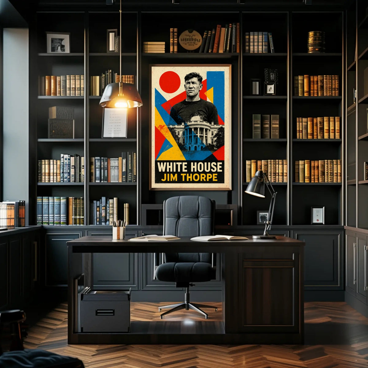 Jim Thorpe And The White House Poster