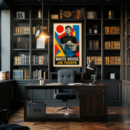 Jim Thorpe And The White House Poster