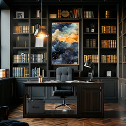 Dreamy Celestial Night Sky: Space or Astronomy Poster