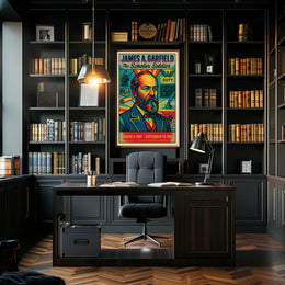 James A. Garfield The Scholar Soldier Poster PosterGoat