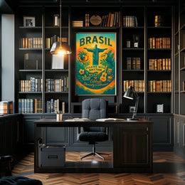 Brazilian Cultural Celebration Festive Artwork Cultural or Heritage Poster