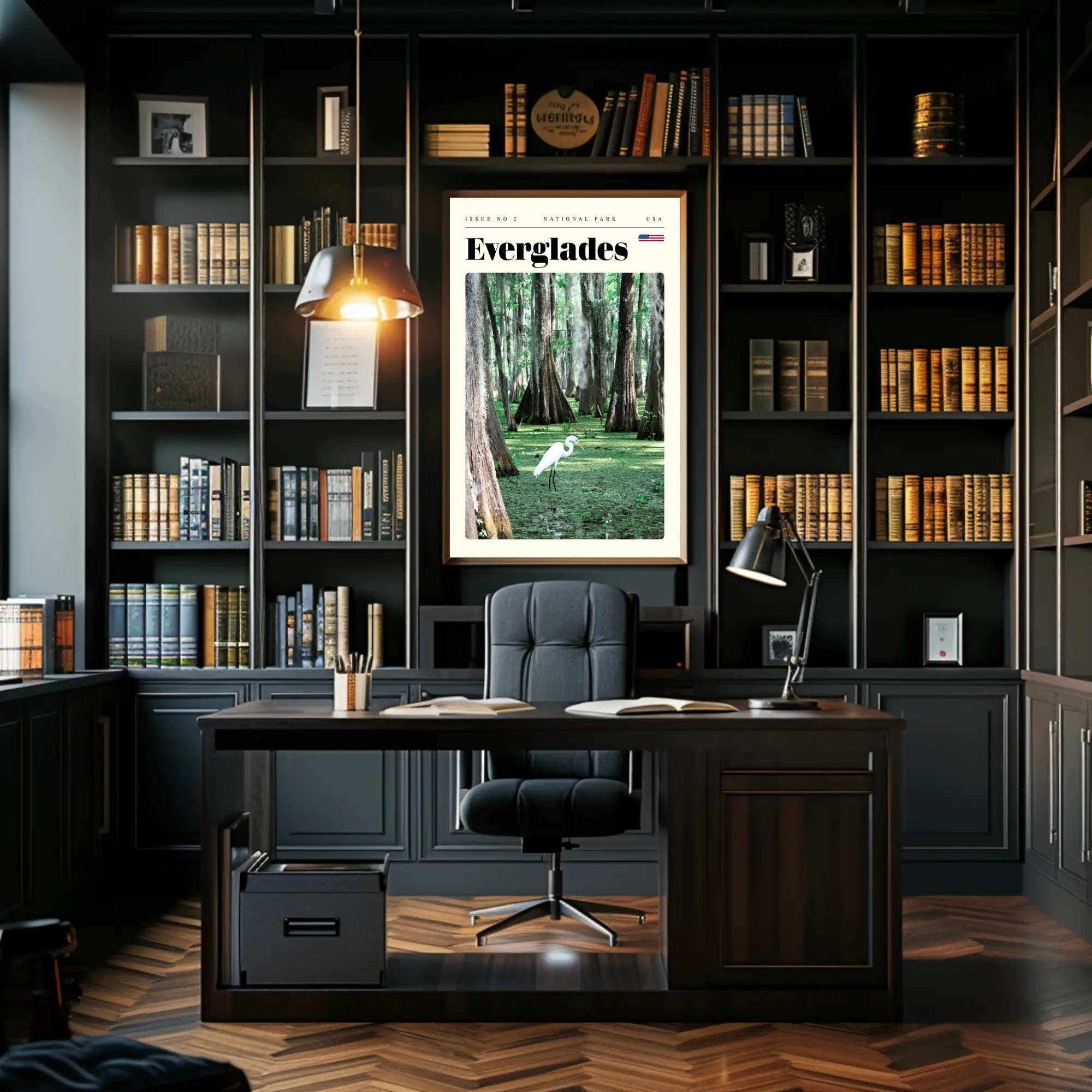Everglades National Park Travel Poster Scenic Print