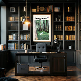Everglades National Park Travel Poster Scenic Print