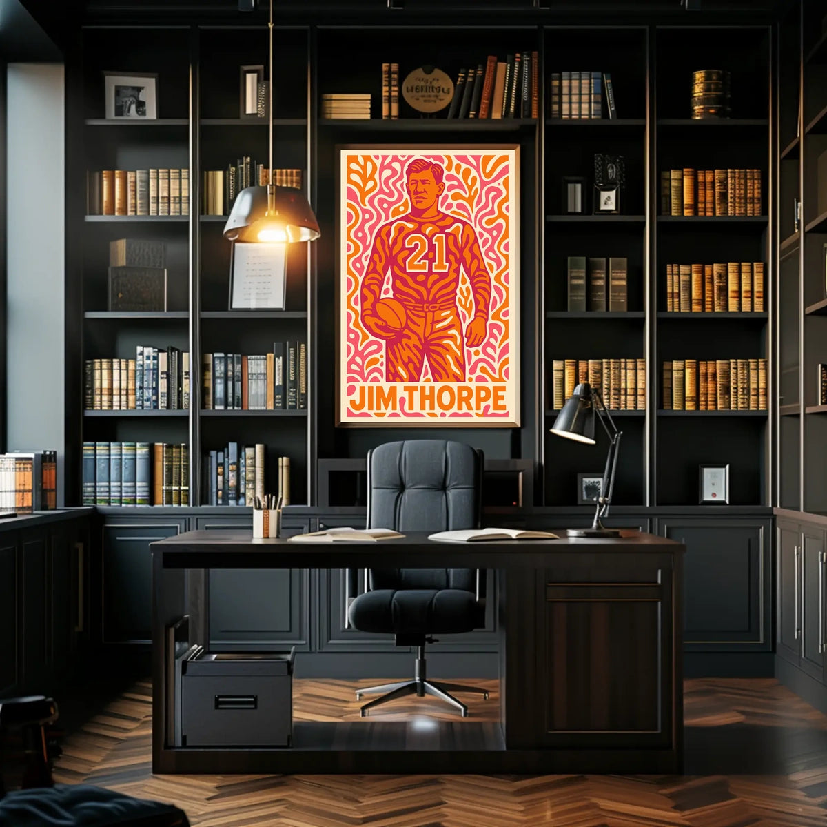 Jim Thorpe Legendary Athlete Poster